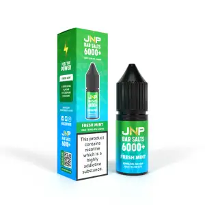 Fresh Mint  Nic Salt E liquid by JNP Bar Salts 6000 10ml 